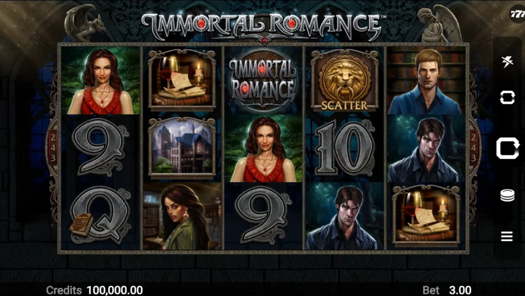 Explore the Dark Romance slot