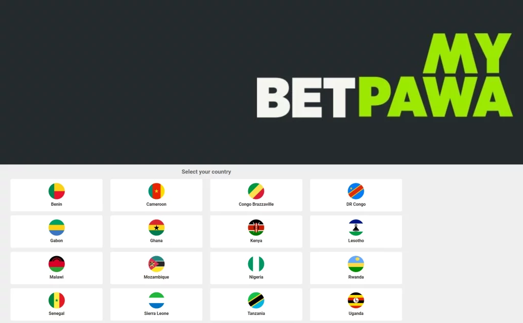 BetPawa logo with a simple and sleek design for online sports betting