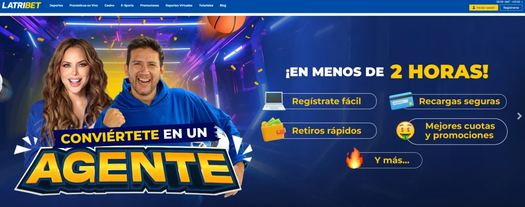 LaTriBet Ecuador logo with a vibrant design for sports betting and gaming